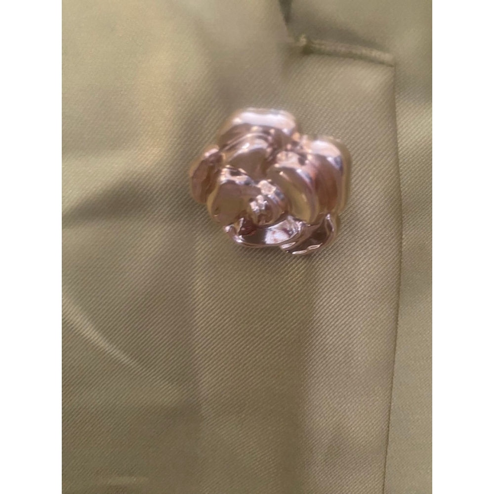 Women's MICAS Olive Button-Front Mini Dress 2X - Picture 5 of 7